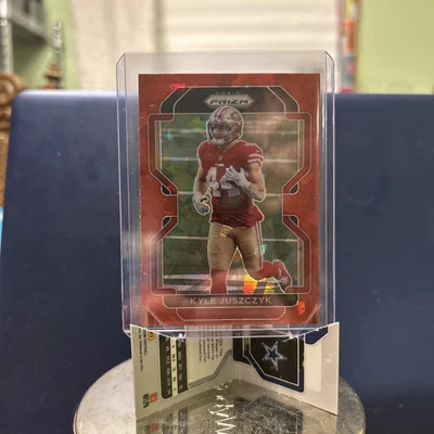 2021 Panini Prizm #57 Kyle Juszczyk Red Ice Prizm San Francisco 49ers - Image 1 of 4