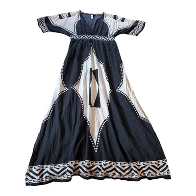 Scarlett Amapolas Talla Pequeña Tonos de Luz Damas Vestido Boho Botones Perla Foto 1 de 4