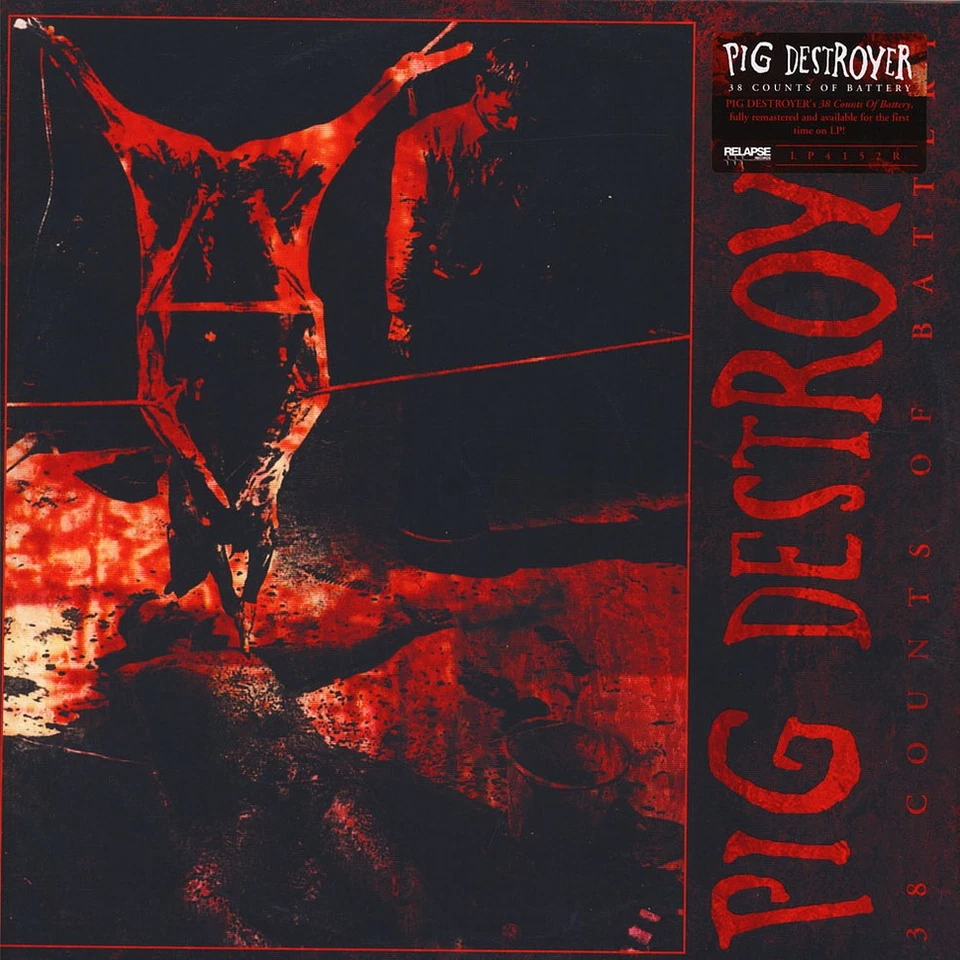 Pig Destroyer - 38 Counts Of Battery Vinyl LP Reissue