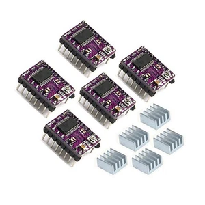 5 Pcs StepStick Modul Mit Kühlkörper DRV8825 4-schicht Modul Für 3D Drucker - Bild 1 von 6