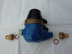 1/2" BSP Multijet Dry Dial Water Meter with or without Reed Switch - Picture 1 of 19