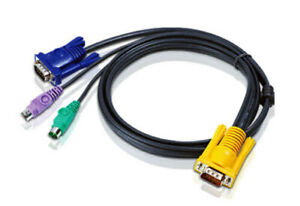 SPHD-15 to HDB-15 VGA and PS/2 KVM Cable - 6ft. cable