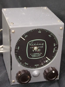 Old E.F. Johnson Viking 2M VFO For Tube 1950s Ham Radio Transmitter - Zdjęcie 1 z 4