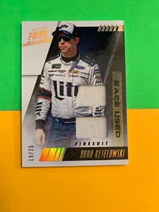 2019 PANINI PRIME BRAD KESELOWSKI RACE USED FIRESUIT 19/25 ~ #RUD-BK - Picture 1 of 1