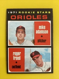1971 Topps #362 Orioles Rookies Roger Freed Mike Adamson NM/MT - Picture 1 of 2
