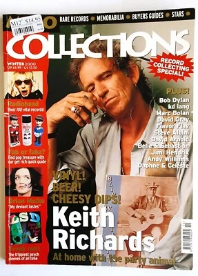MOJO COLLECTIONS #1 Keith Richards 2000 RadioHead Jimi Hendrix Marc Bolan Dylan - Image 1 of 4