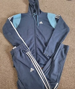 Men's Adidas Areoready Blue Tracksuit Set Size XS - Picture 1 of 4