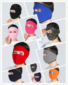 Maschera intera uomo donna passamontagna sci equitazione pile termica invernale antivento US - Foto 1 di 27