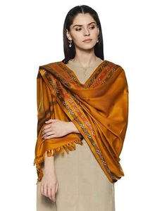 New Women's Kashmiri Wool Shawl Stole Wrap  - Picture 1 of 8