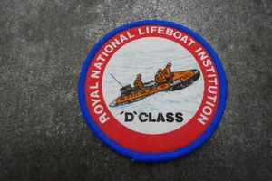 D Class Lifeboat Cloth Patch Badge (L7S) - Picture 1 of 2