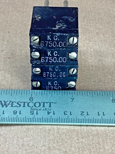 (1) EIN Vintage DC Radio Crystal -6750 KC CR-1A/AR - Bild 1 von 4