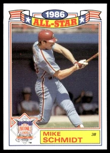 1987 Topps Baseball Mike Schmidt Philadelphia Phillies #4 - Picture 1 of 2
