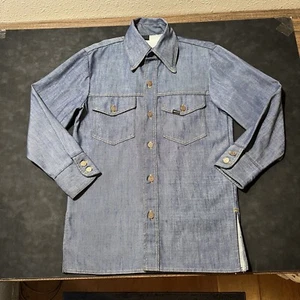 Giacca denim Sears Roebucks vintage anni 50 60 vecchio stock Hercules sanforizzata - Foto 1 di 9