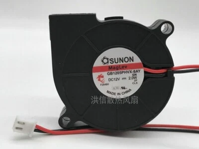 SUNON GB1205PHVX-8AY GN 12V 2.0W 5cm 5015 blower fan 2pin - Image 1 of 3