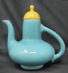 Cafetera Franciscana El Patio Nuevo Bi Color en Tapa Turquesa/Amarilla - Imagen 1 de 4