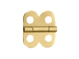 L3237 Brass Plate Mini Decorative Hinge (10 pcs.) "FREE SHIPPING" - Picture 1 of 1
