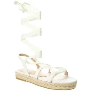 Stuart Weitzman Espadrille Sandals Womens 11 Boho Fairy Cottagecore Designer New - Picture 1 of 10