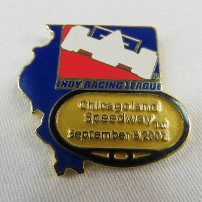 2002 Indy Racing League Race Track Collector Pin IRL Chicagoland Speedway - Image 1 of 4