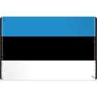 Blechschild Wandschild 30x40 cm Estland Fahne Flagge Geschenk Deko