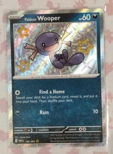 Paldean Wooper 180/091 Shiny - 2024 Pokémon Scarlet & Violet Paldean Fates - Bild 1 von 2