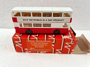 Corgi 1:76 Metrobus MCW Multipart DAF Bus Blackpool 92 Promotional Red / White - Picture 1 of 5