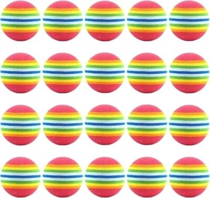 Golf Übungsbälle, 20er Set, 42 mm Schwamm Trainingsbälle, Japan - Bild 1 von 2