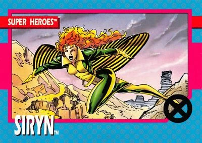 SIRYN / X-Men Series 1 (Impel 1992) BASE Trading Card #9 - Image 1 of 2