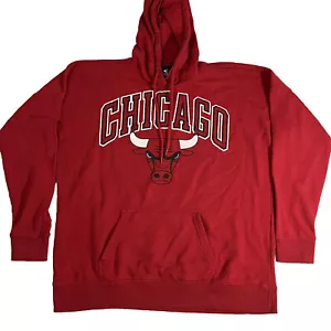 Sudadera con capucha roja mediana - de los Chicago Bulls de la NBA para hombre - Imagen 1 de 4