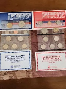 2002 Mint Uncirculated Coin Set - Picture 1 of 1