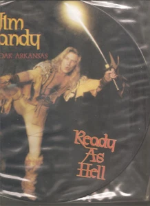 JIM DANDY "Ready As Hell" 1984 Heavy Metal Picture Vinyl LP - Foto 1 di 1