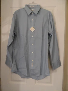 John Weitz Men's Blue Dress Shirt - 16 X 32/33 - New w/Tag - Picture 1 of 1
