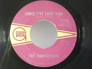The Temptations,Gordy 7086,"Since I've Lost You",7" 45, Motown classic, 1969,M - Picture 1 of 2
