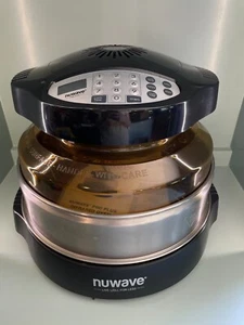NuWave Pro Plus 20632 Infrared Convection Oven Black W/ Amber Dome Clean Tested - Picture 1 of 14