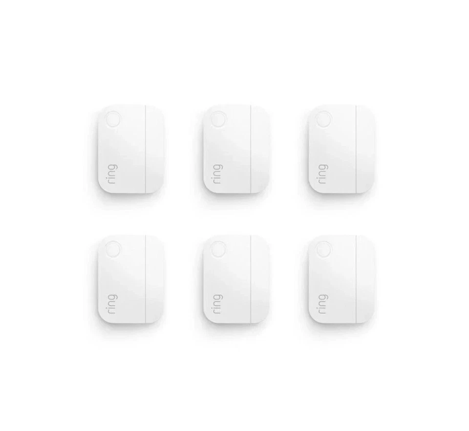 Ring Alarm Contact Sensor Wireless | 2nd Gen | Brand New Sealed | White | 6-Pack - Image 1 of 1
