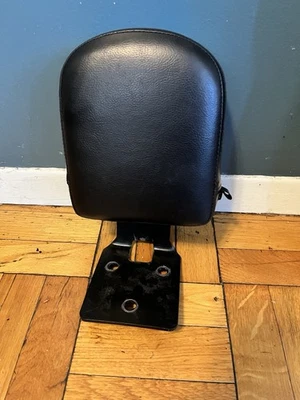 HARLEY DAVIDSON 00-07 SOFTAIL DEUCE FXSTD NEGRO SISSY BAR RESPALDO MONTAJE Foto 1 de 4