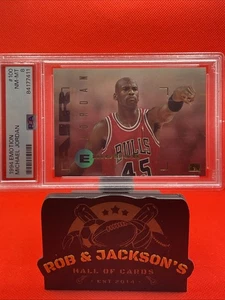 🔥🔥1994 Emotion SkyBox Michael Jordan #100 PSA 8 Chicago Bulls Salón de la fama - Imagen 1 de 2