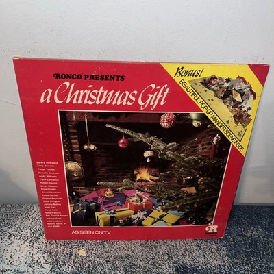 A Christmas Gift -VG+ 1974 RONCO vinyl LP - Sammy Davis Jr. - Andy Williams - Image 1 of 4