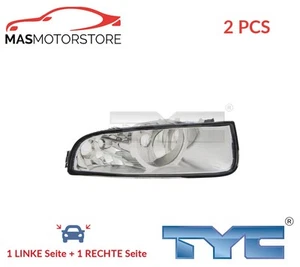 NEBELSCHEINWERFER PAAR SET TYC 19-11019-01-2 2PCS P FÜR SKODA SUPERB II - Picture 1 of 5