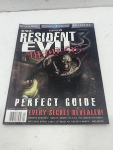 Official Resident Evil 3 Nemesis Versus Books Perfect Guide Strategy Poster - Picture 1 of 3