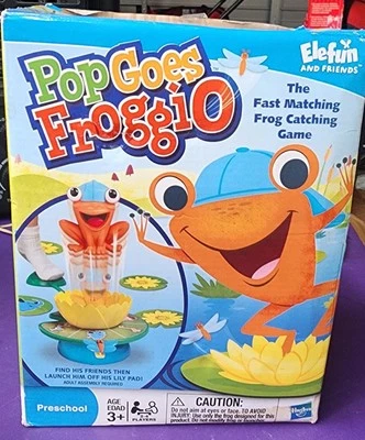 2009 Pop Goes Froggio Game by Hasbro Complete Never Used Water Damaged Box - Image 1 of 4
