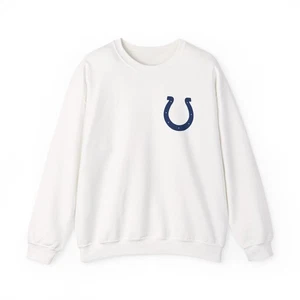 Indianapolis Colts Crewneck Sweatshirt, Football Fan Gift, Unisex Sweatshirt, - Picture 1 of 25