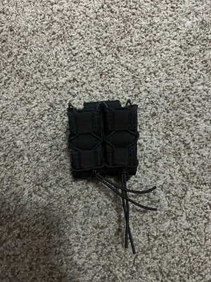 High-Speed Gear 13PT12BK Taco Mag Pouch Double Black Nylon ABR Belt Mount - Image 1 of 4