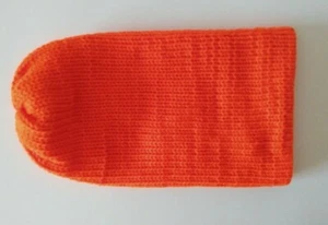 Serenity and Luxe Orange Crush Double Knit Rasta Beanie Tam -One Size- PREMLUXE - Picture 1 of 2