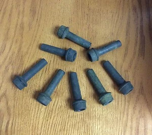 NOS Ford Boss 429 "KW" rubber dust boots for valve covers. Set of 8. Real Deal! - Picture 1 of 8