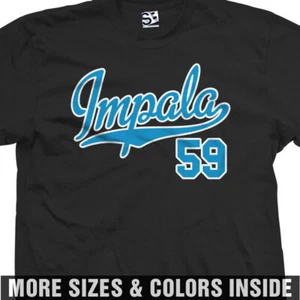 59 Impala PRO Script T-Shirt | 1959 SS Jersey Team Sports Logo Design Print Tee - Picture 1 of 33
