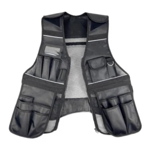 Nylon Mesh Tool Vest with Reflective Strips for Enhances Visibility and Safety - Picture 1 of 8