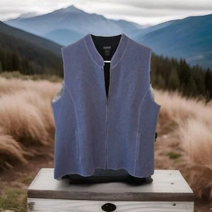 Nomadic Traders NTCO Wool Sleeveless Zip up Vest Size L sustainable eco - Picture 1 of 15
