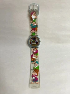 Orologio digitale Disney Biancaneve e i sette nani nuovo vintage cinturino plastica - Foto 1 di 3