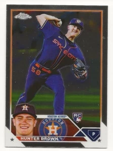 2023 Topps Chrome - #197 Hunter Brown (RC) - Picture 1 of 1
