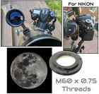 Camera Lens Telescope Adapter for Nikon F Mount Body Prime Focus on Orion XT8